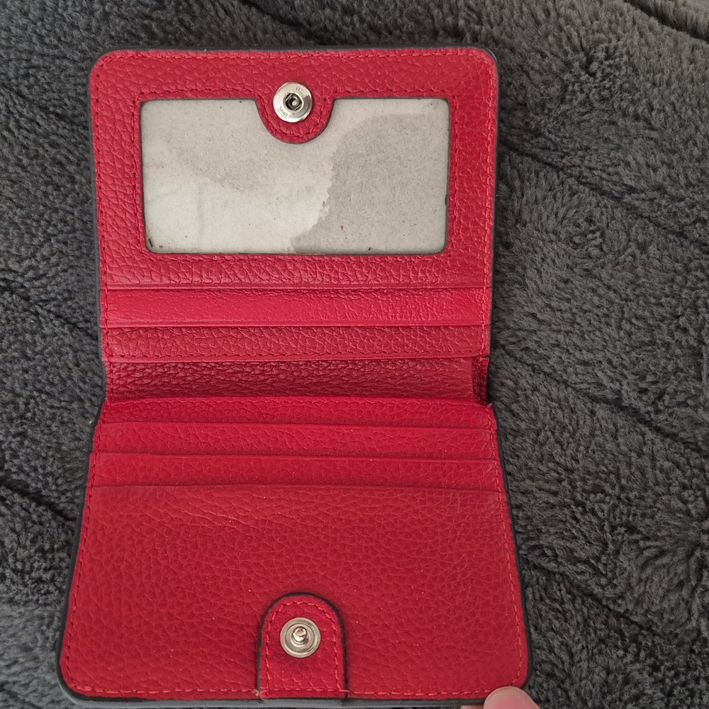 NWOT Leather Small Red Wallet! - Picture 4 of 11